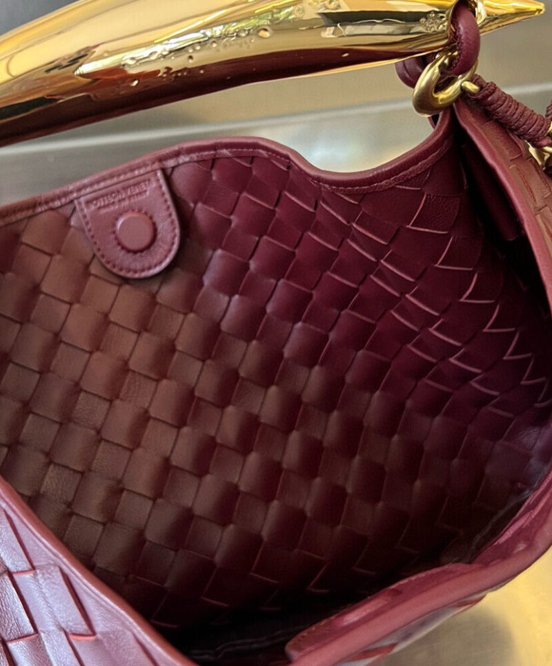 Bottega Veneta Sardine With Chain Mauve